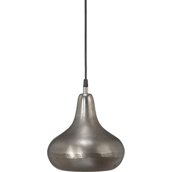 Industrialna lampa wisząca Kingston srebro 22cm